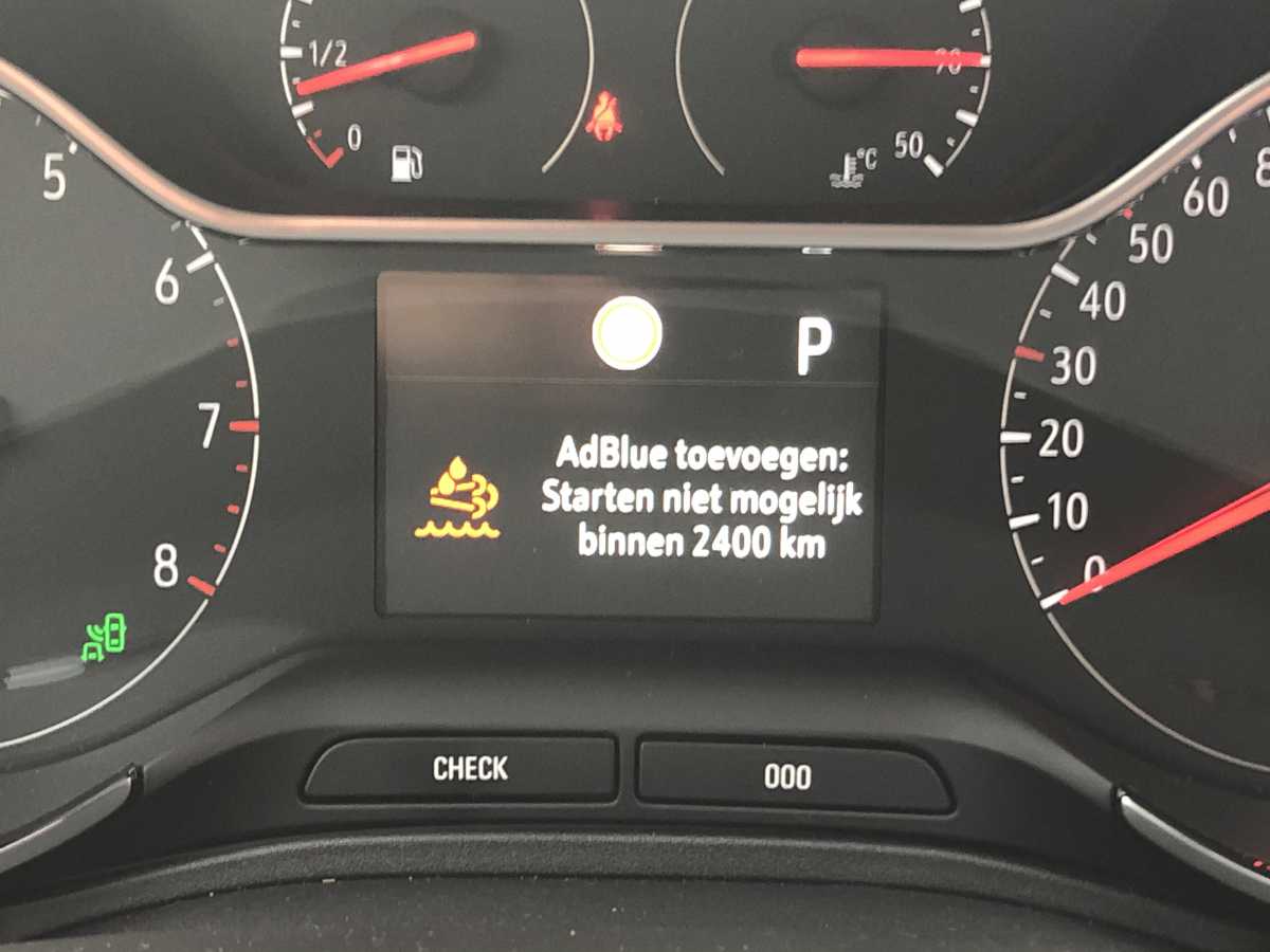 AdBlue Uitschrijven